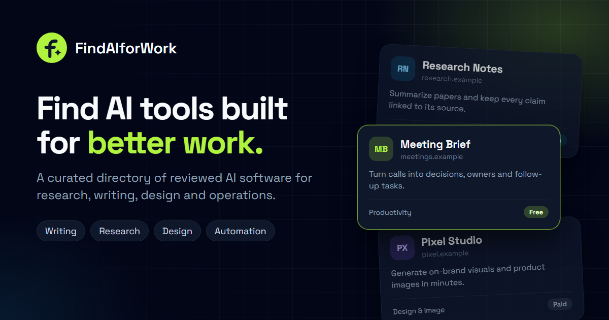 FindAIforWork